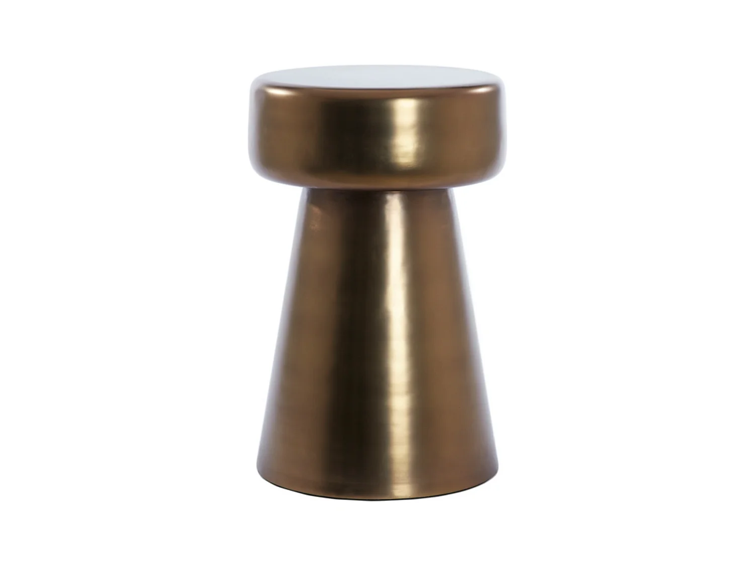 Table d'appoint DAKWA - Ø29x47cm - Marron