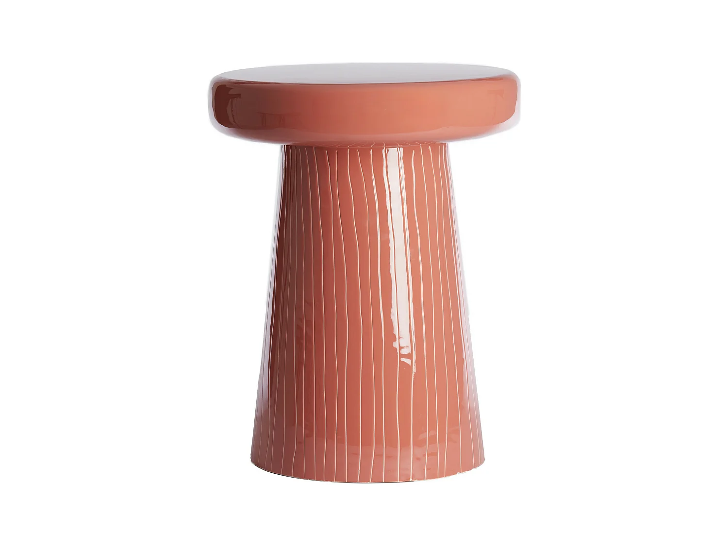 Beistelltisch NUNOA - Ø41x51cm - Rot