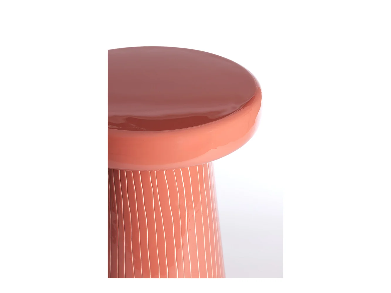 Beistelltisch NUNOA - Ø41x51cm - Rot