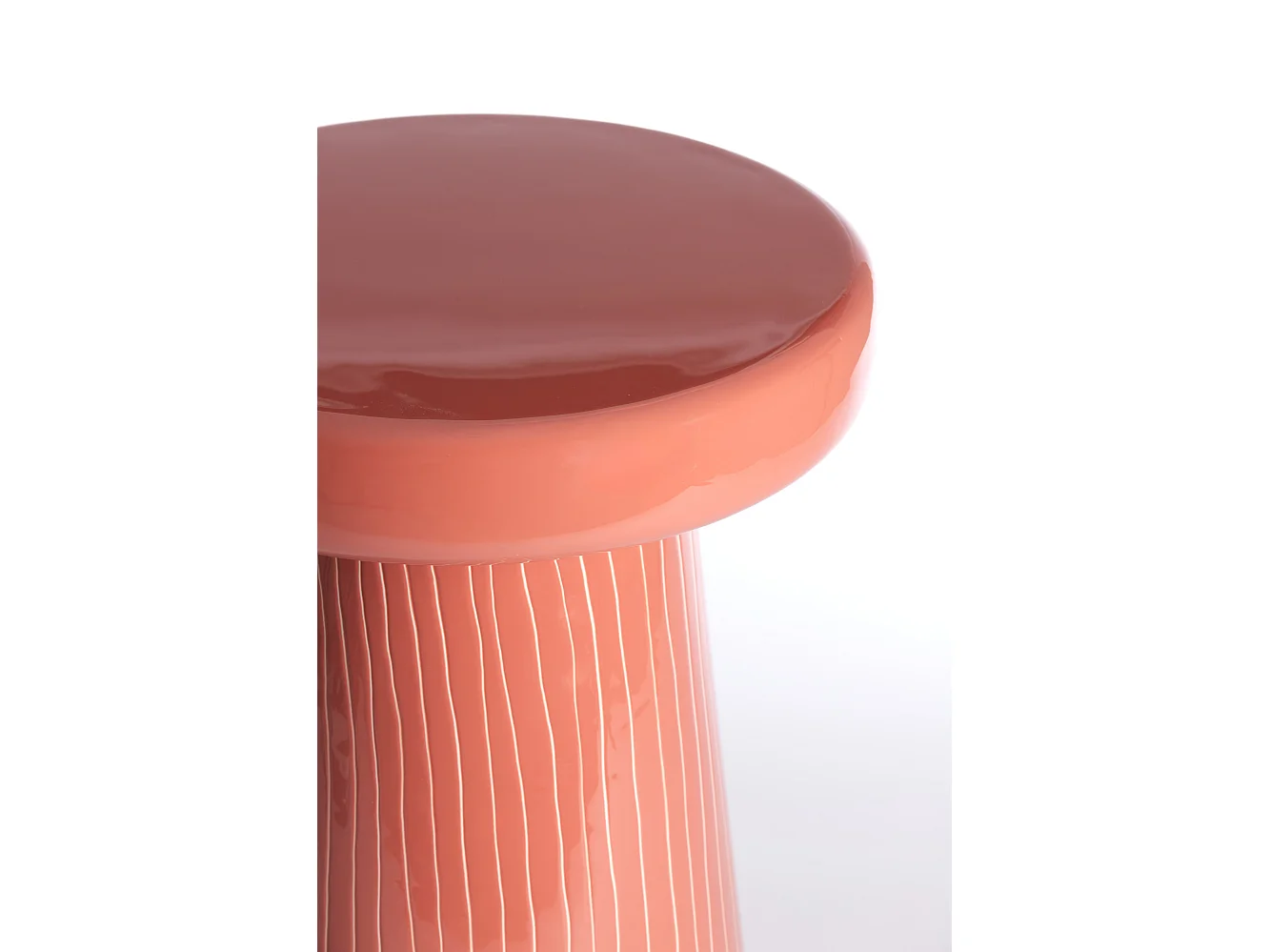 Table d'appoint NUNOA - Ø41x51cm - Rouge