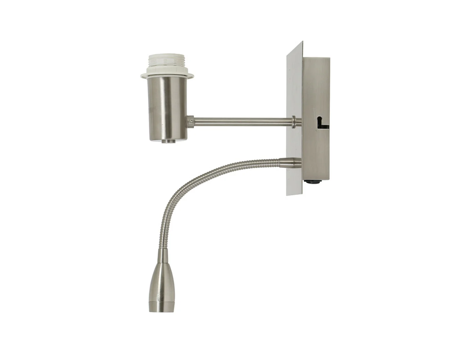 Applique murale REGINA - 20x11x35cm - Argent