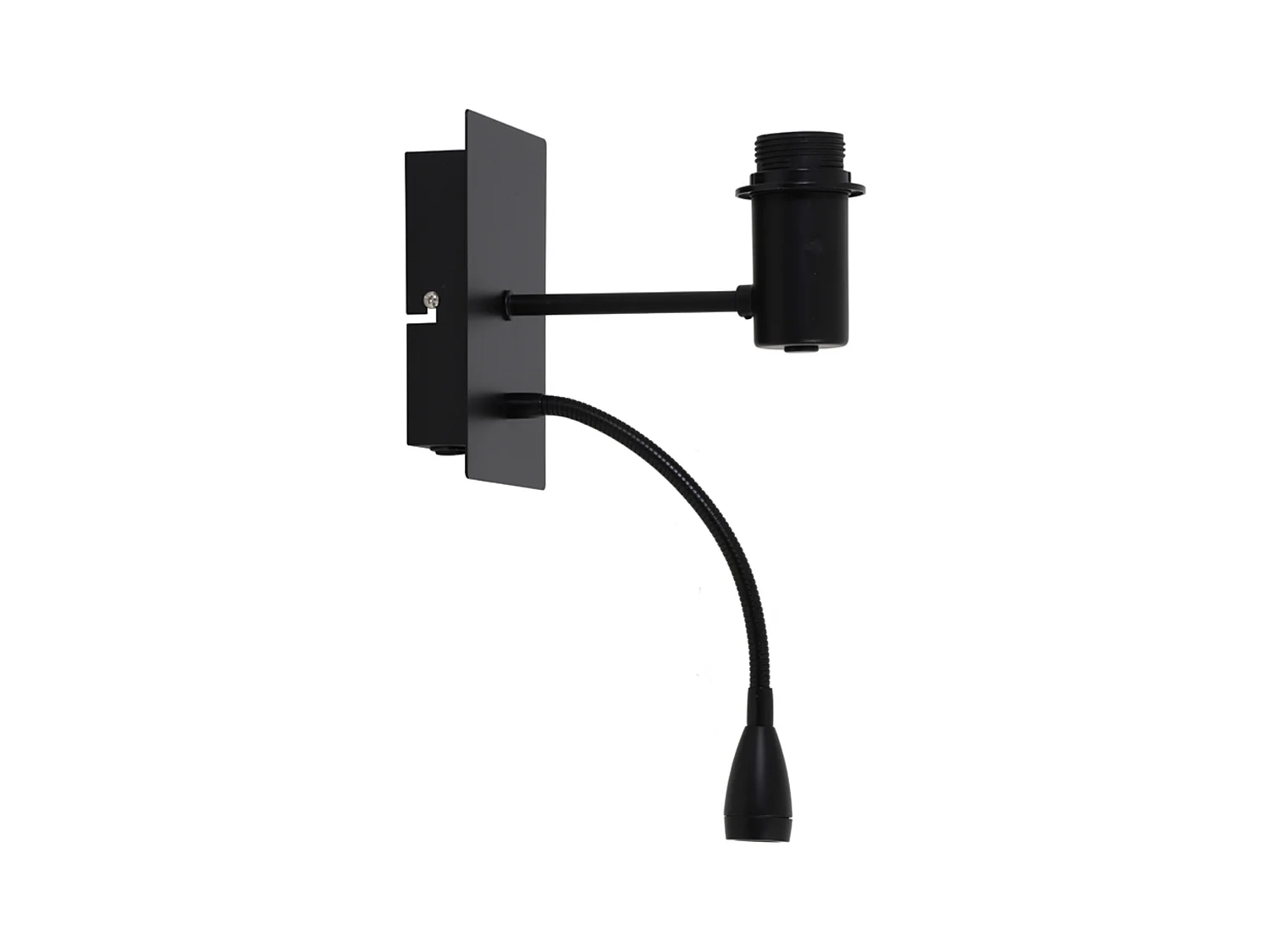 Applique murale REGINA - 20x11x35cm - Noir