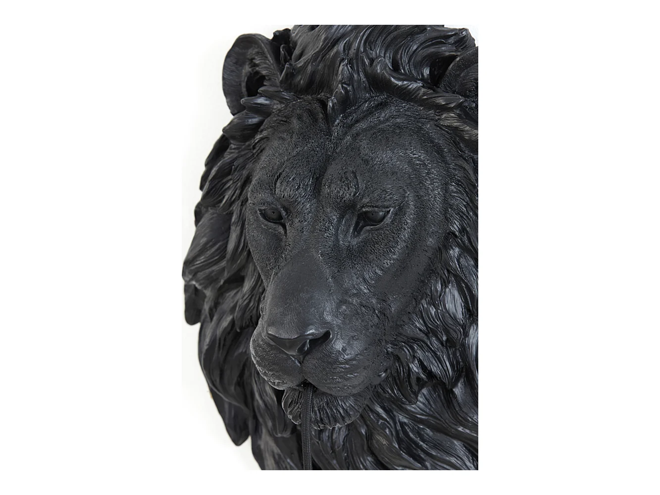Applique LION - 33,5x19x40,5cm - Noir
