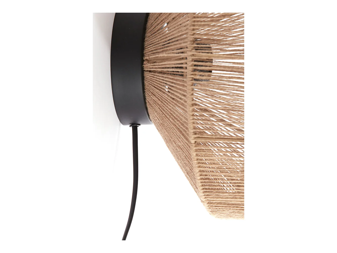 Wandleuchte LYRA - Ø31x31cm - Braun