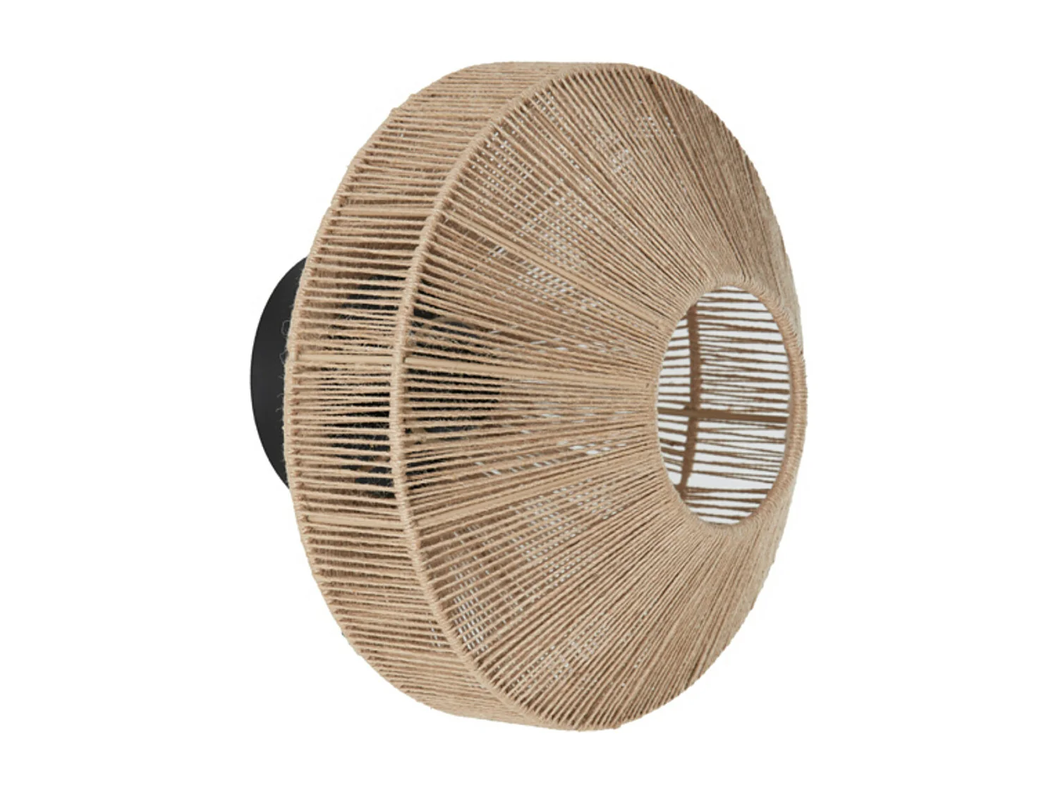 Lámpara de pared LYRA - Ø31x31cm - Marrón