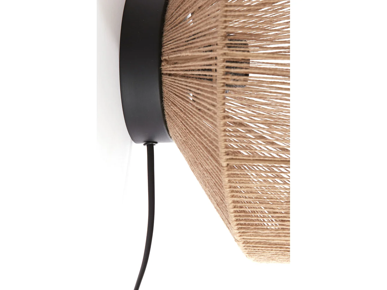 Lámpara de pared LYRA - Ø31x31cm - Marrón