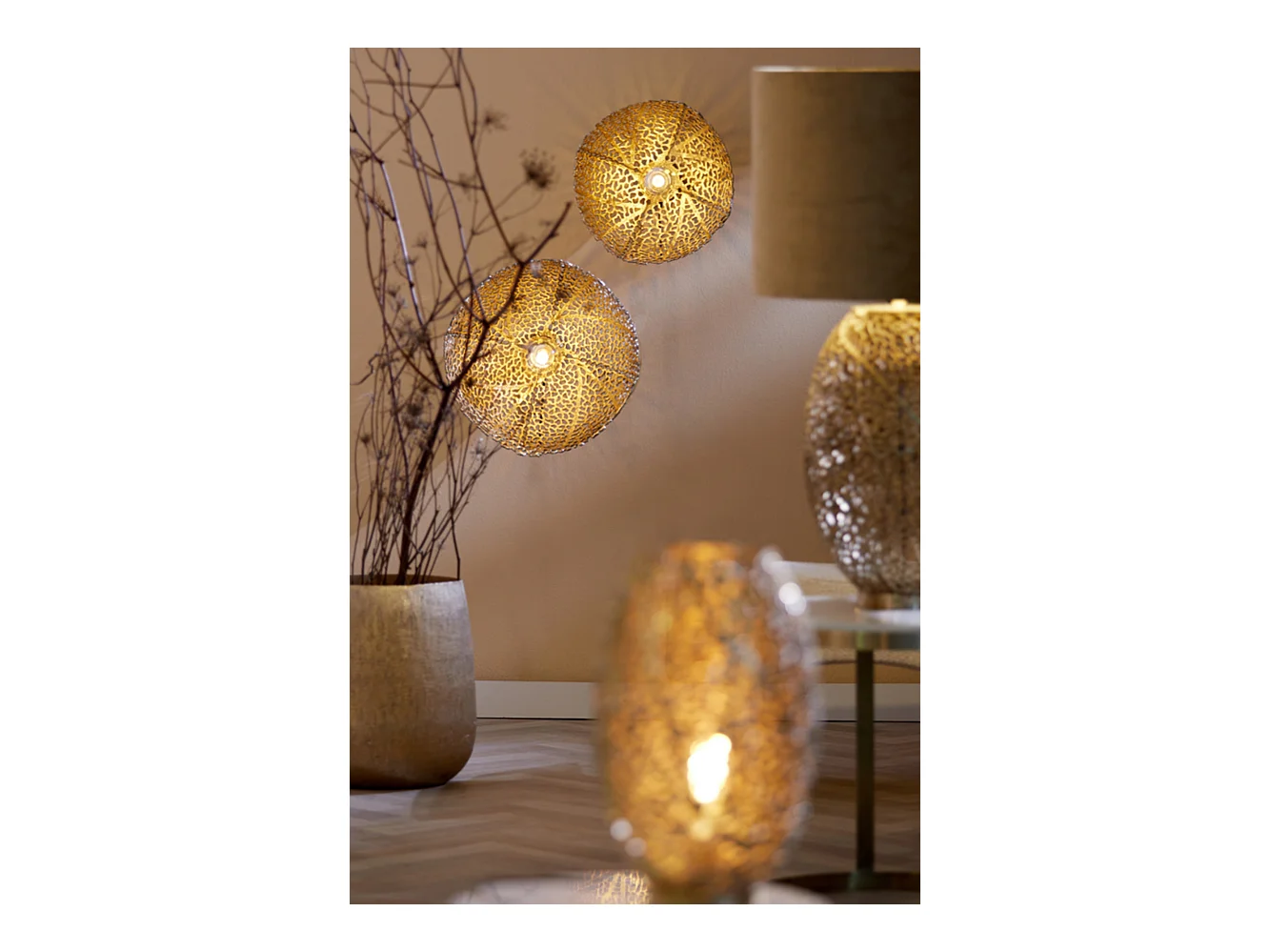 Applique SINULA - Ø39x20cm - Or