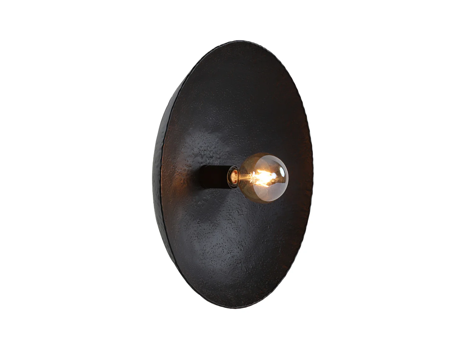 Applique NEVA - Ø50x12cm - Noir