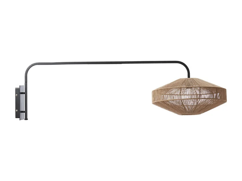 Wandleuchte LYRA - Ø43x115cm - Braun