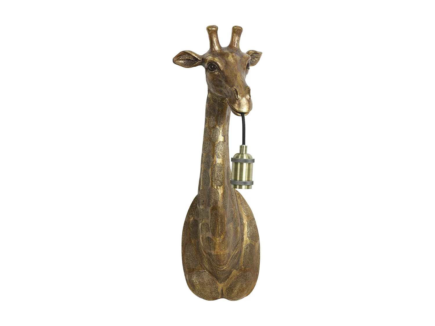 Applique GIRAFE - 20,5x19x61cm - Bronze