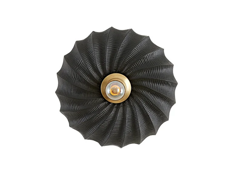 Applique BAPATO - 27x9x27cm - Noir