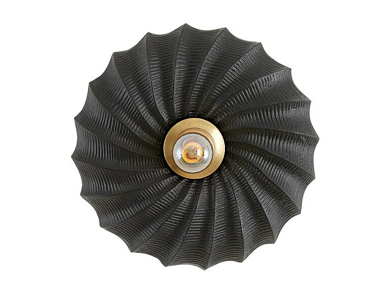 Applique BAPATO - 27x9x27cm - Noir