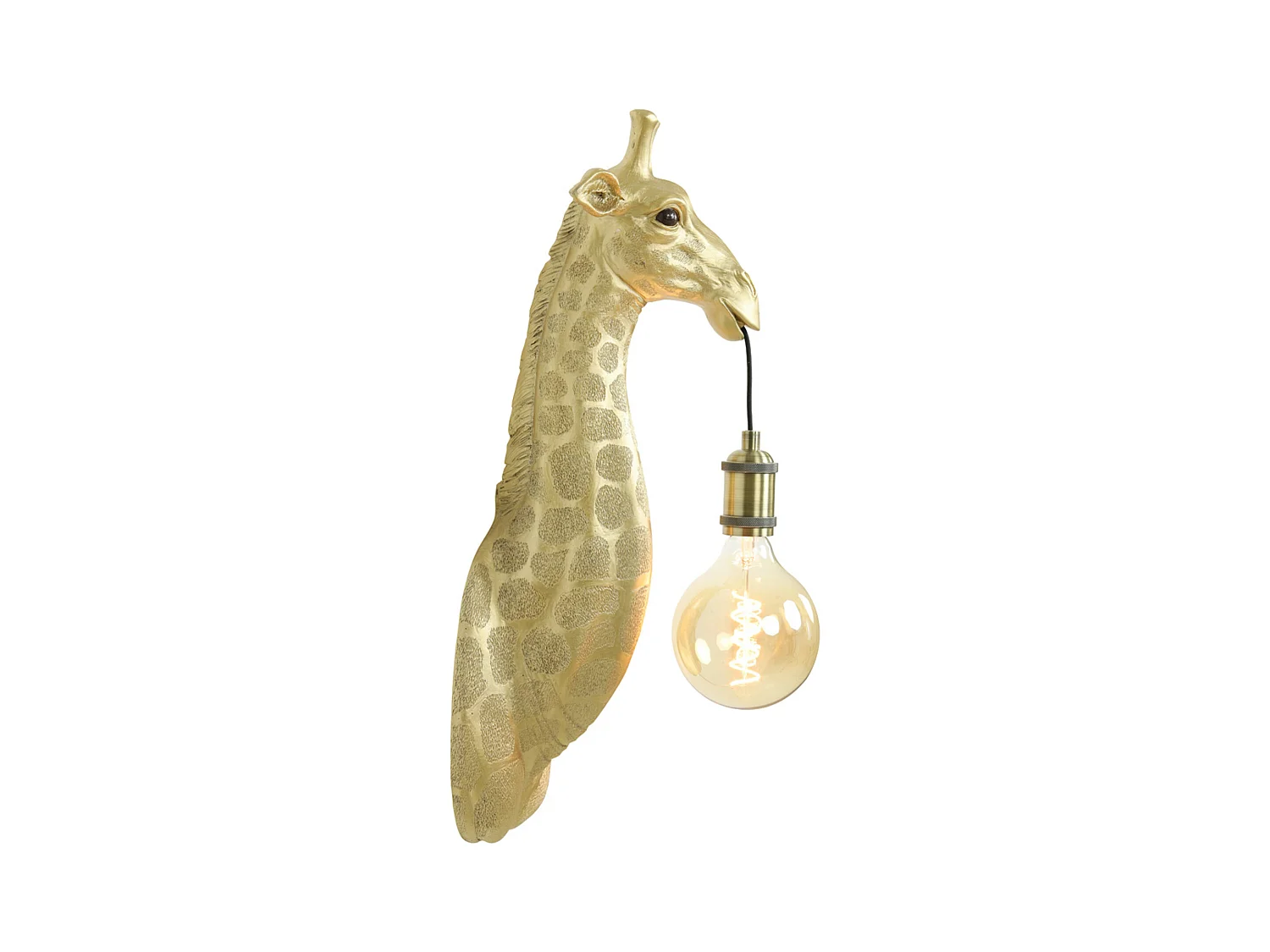 Applique GIRAFFE - 20,5x19x61cm - Doré