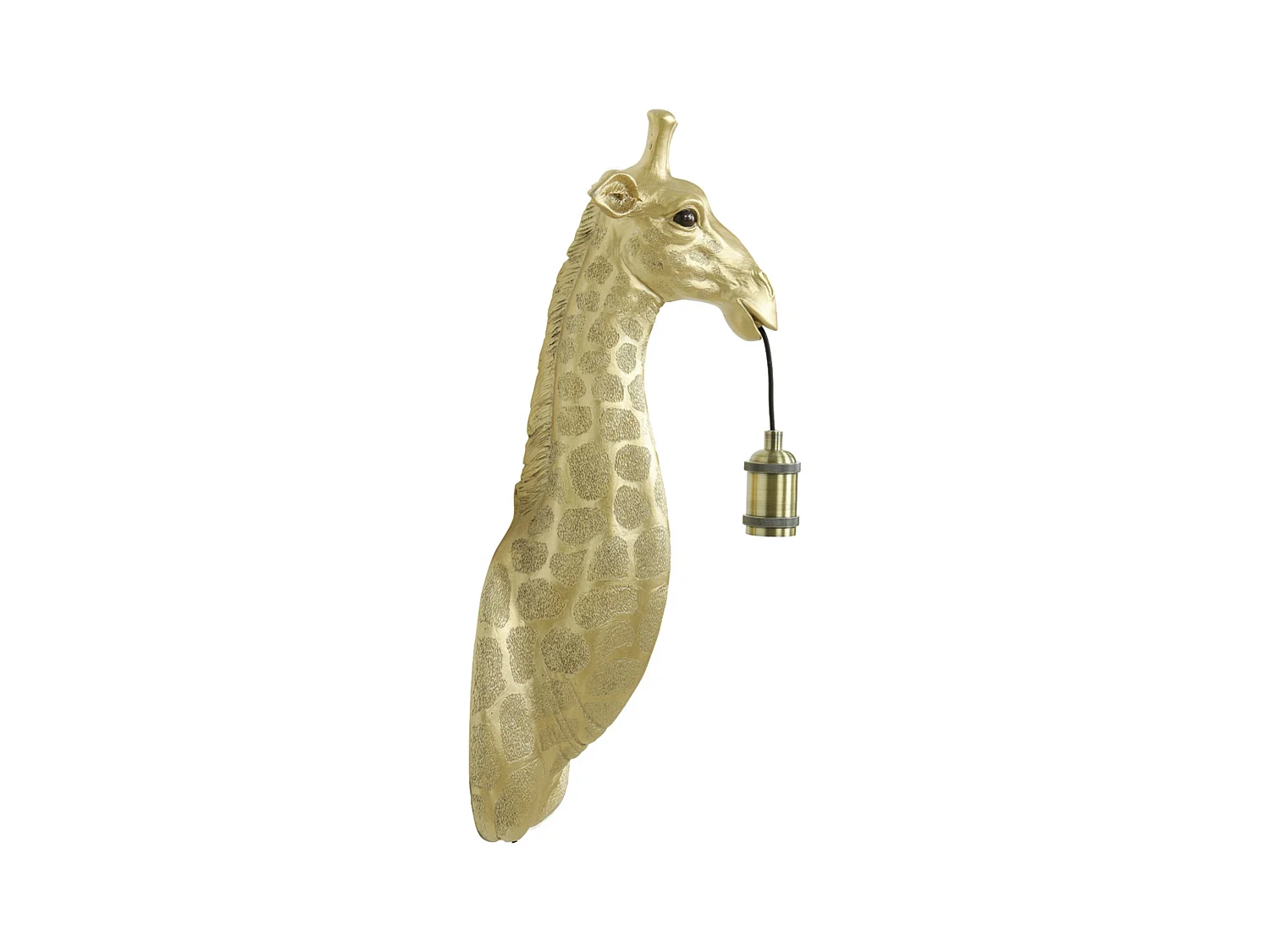 Applique GIRAFFE - 20,5x19x61cm - Doré
