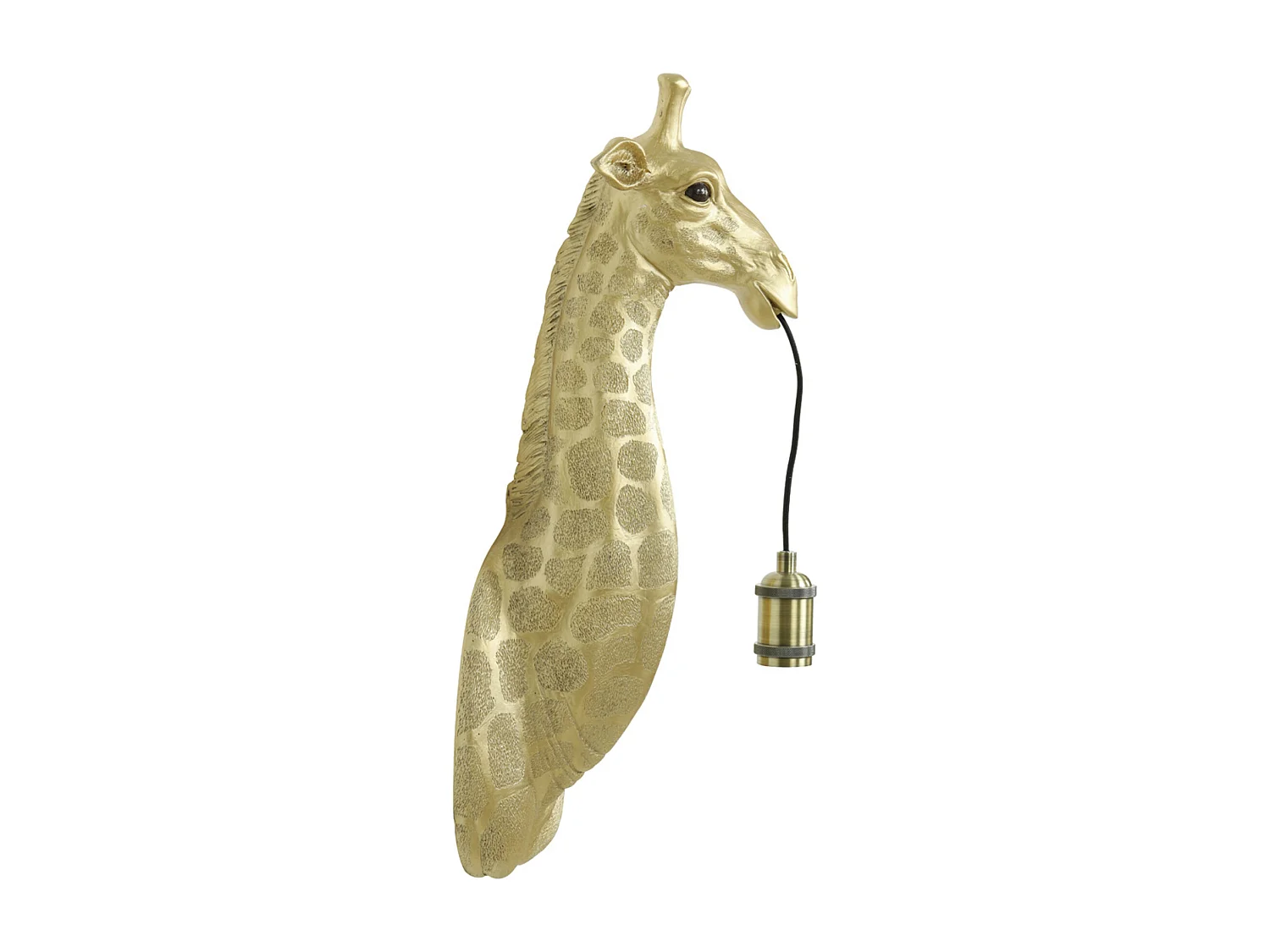 Applique GIRAFFE - 20,5x19x61cm - Doré