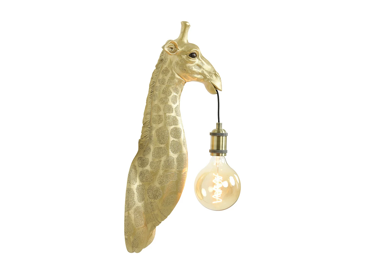 Applique GIRAFFE - 20,5x19x61cm - Doré