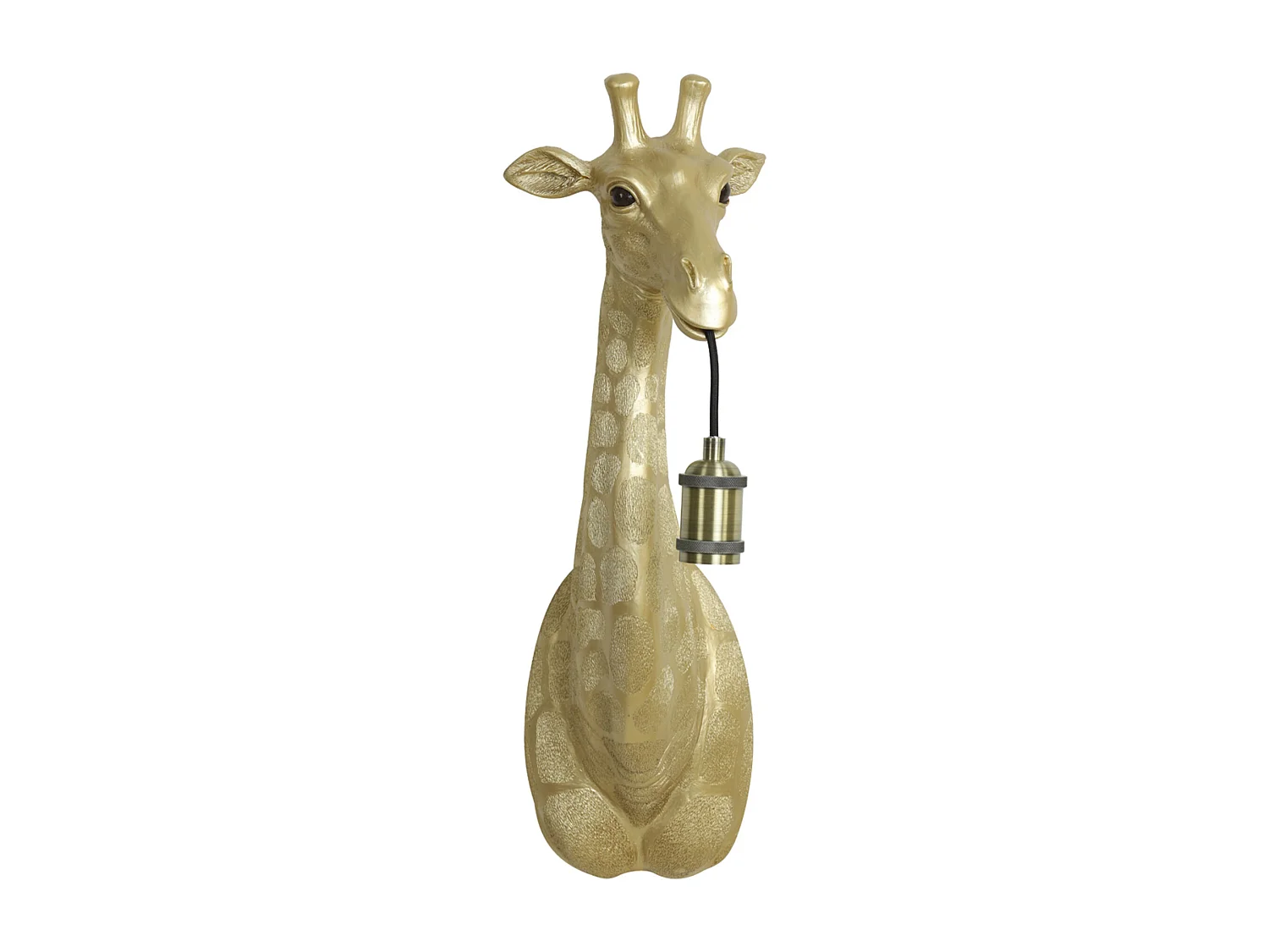 Applique GIRAFFE - 20,5x19x61cm - Doré