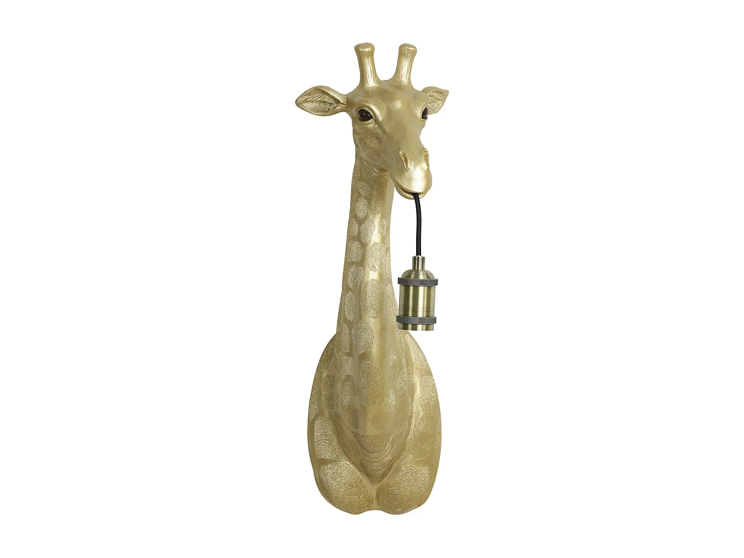 Applique GIRAFFE - 20,5x19x61cm - Doré