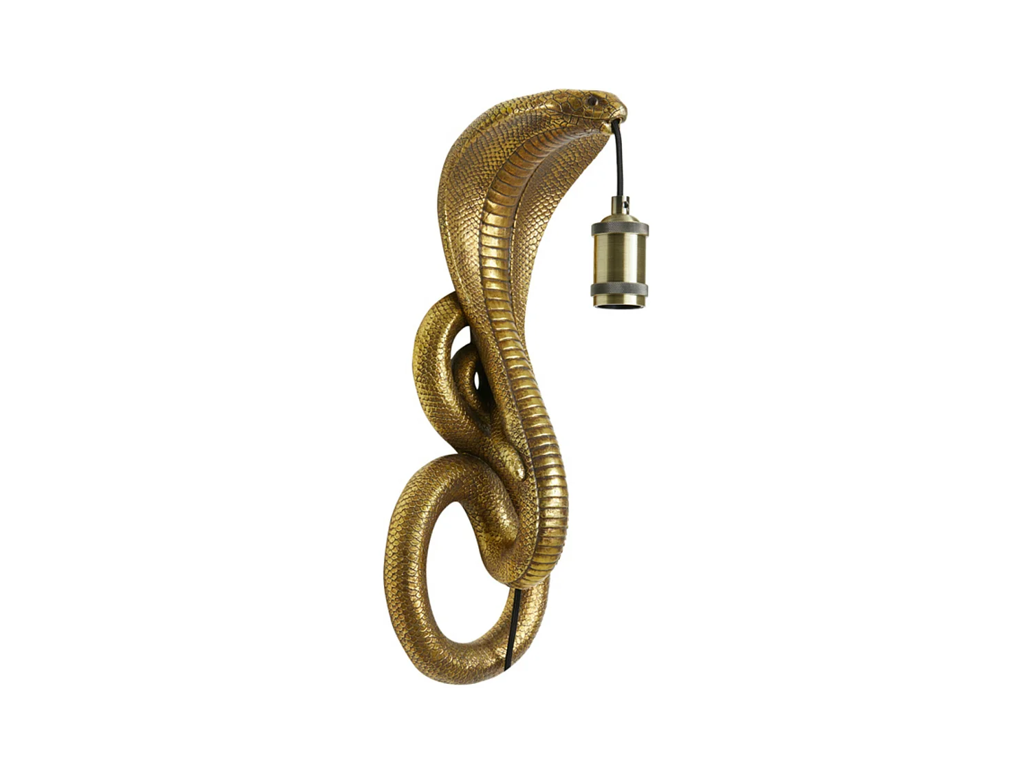 Wandleuchte SNAKE - 18,5x18x52cm - Bronze
