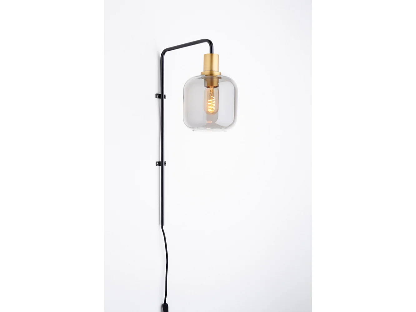 Lámpara de pared LEKAR - 32x16x57cm - Bronce