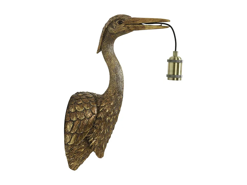 Applique murale CRANE - 29,5x16x48cm - Bronze