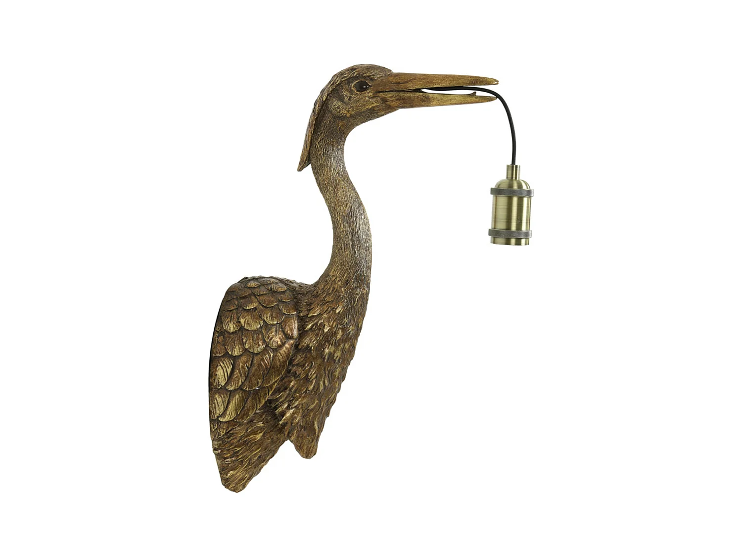 Applique murale CRANE - 29,5x16x48cm - Bronze