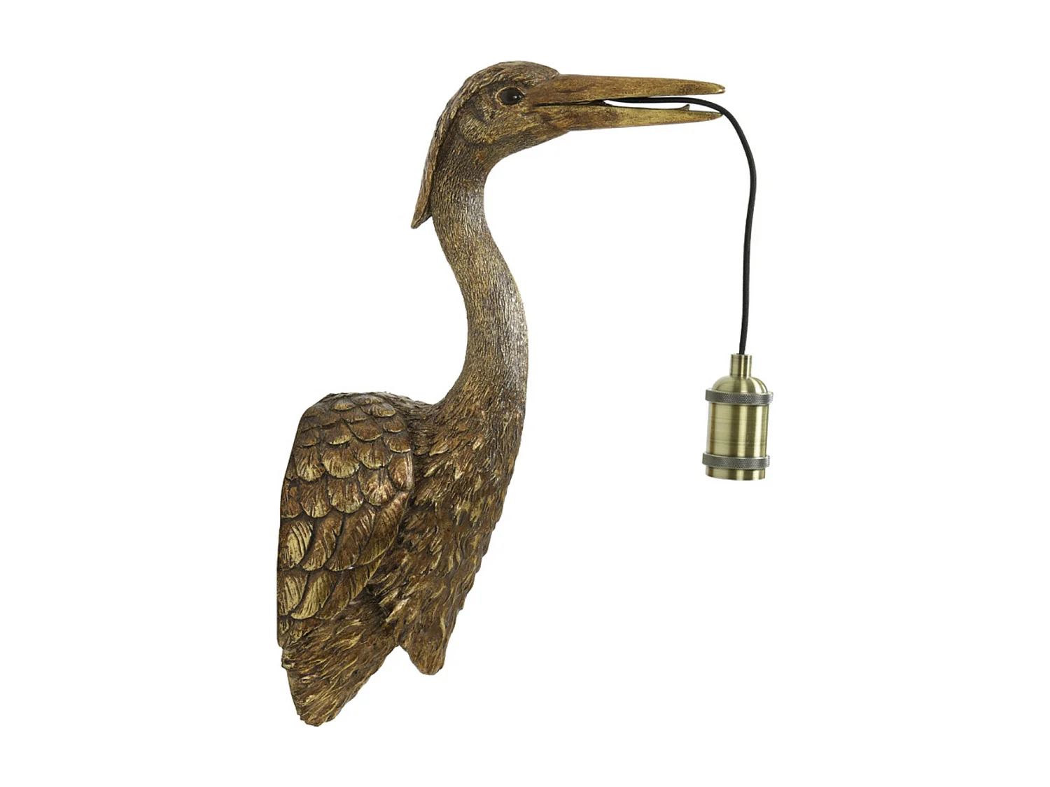 Applique murale CRANE - 29,5x16x48cm - Bronze