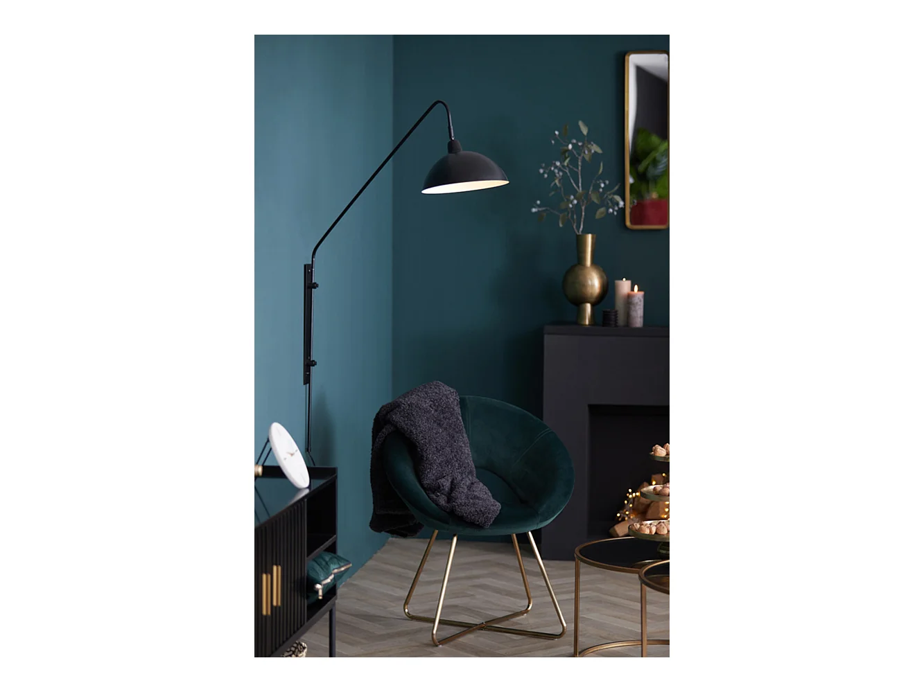 Applique ORION - 110x30x127cm - Noir