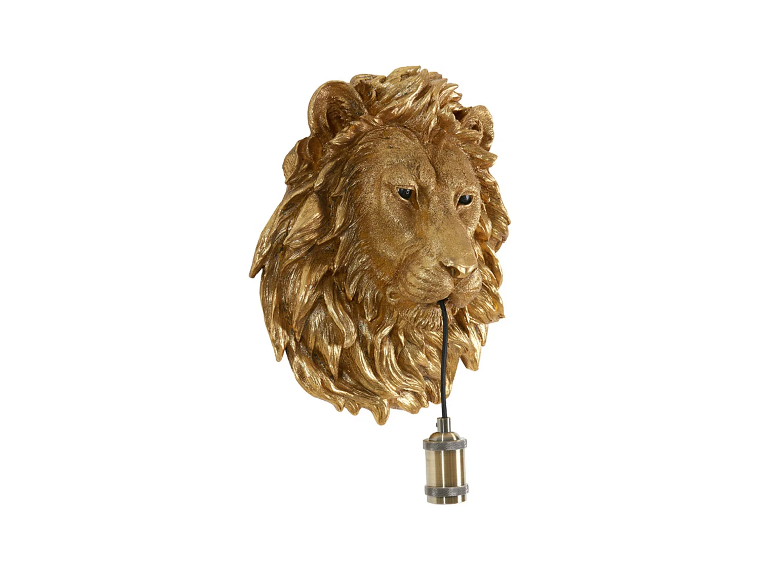 Applique LION - 33,5x19x40,5cm - Bronze