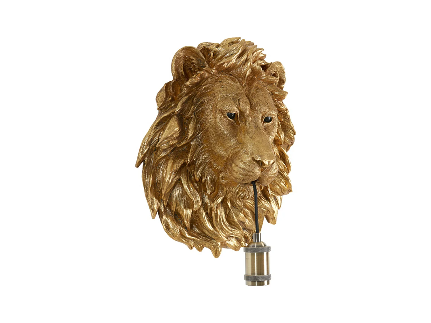 Applique LION - 33,5x19x40,5cm - Bronze