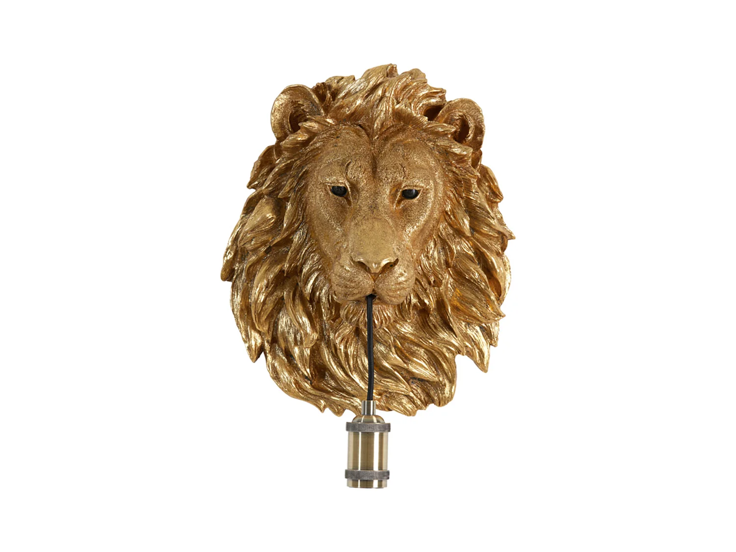 Applique LION - 33,5x19x40,5cm - Bronze