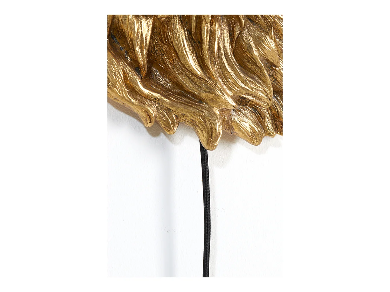 Applique LION - 33,5x19x40,5cm - Bronze