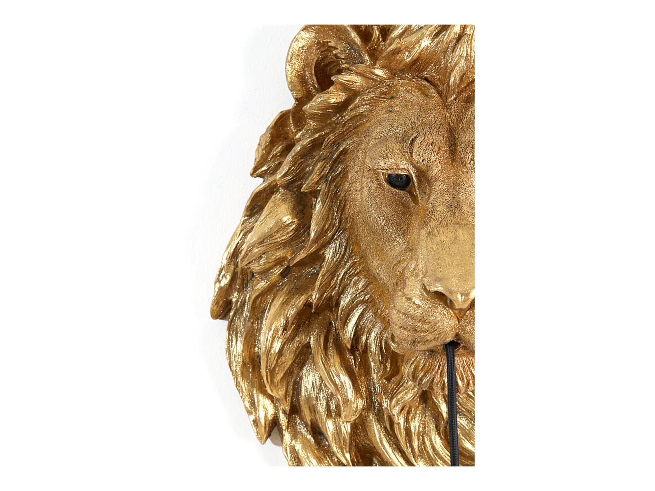 Applique LION - 33,5x19x40,5cm - Bronze