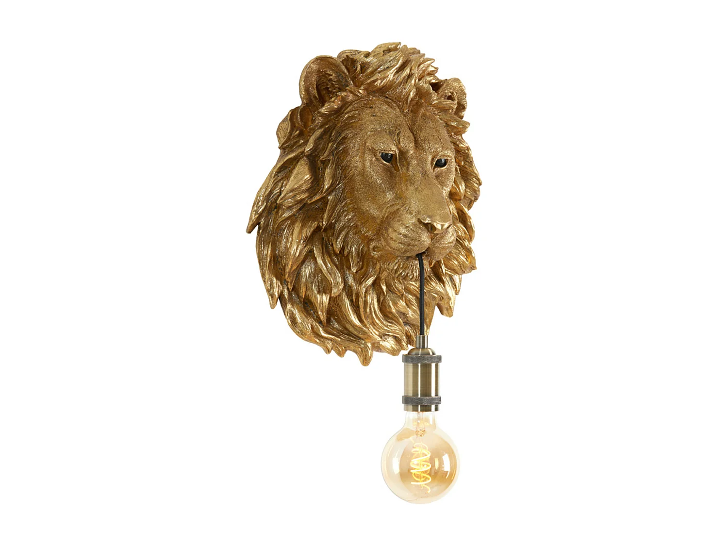 Lámpara de pared LION - 33,5x19x40,5cm - Bronce