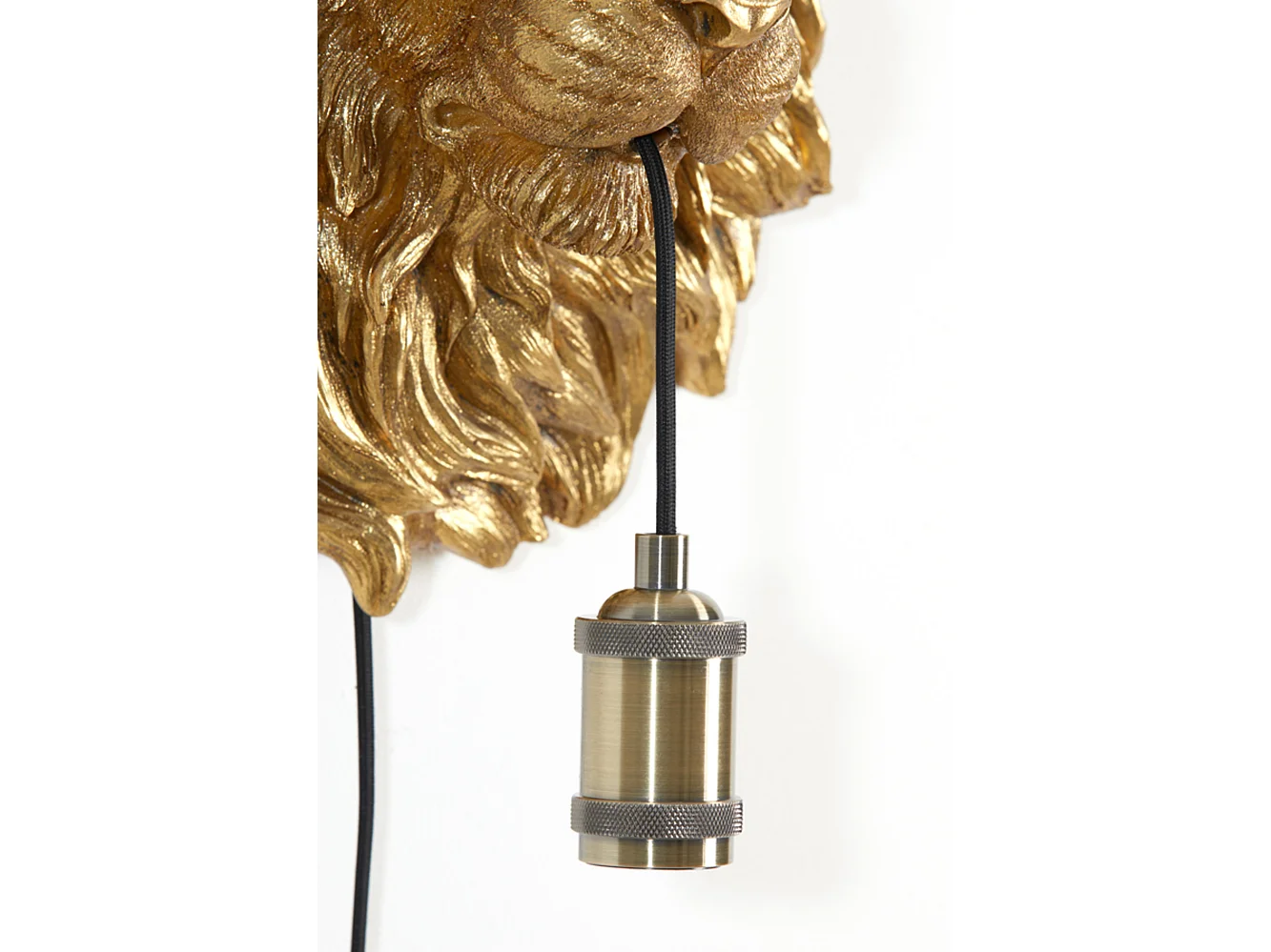 Lámpara de pared LION - 33,5x19x40,5cm - Bronce