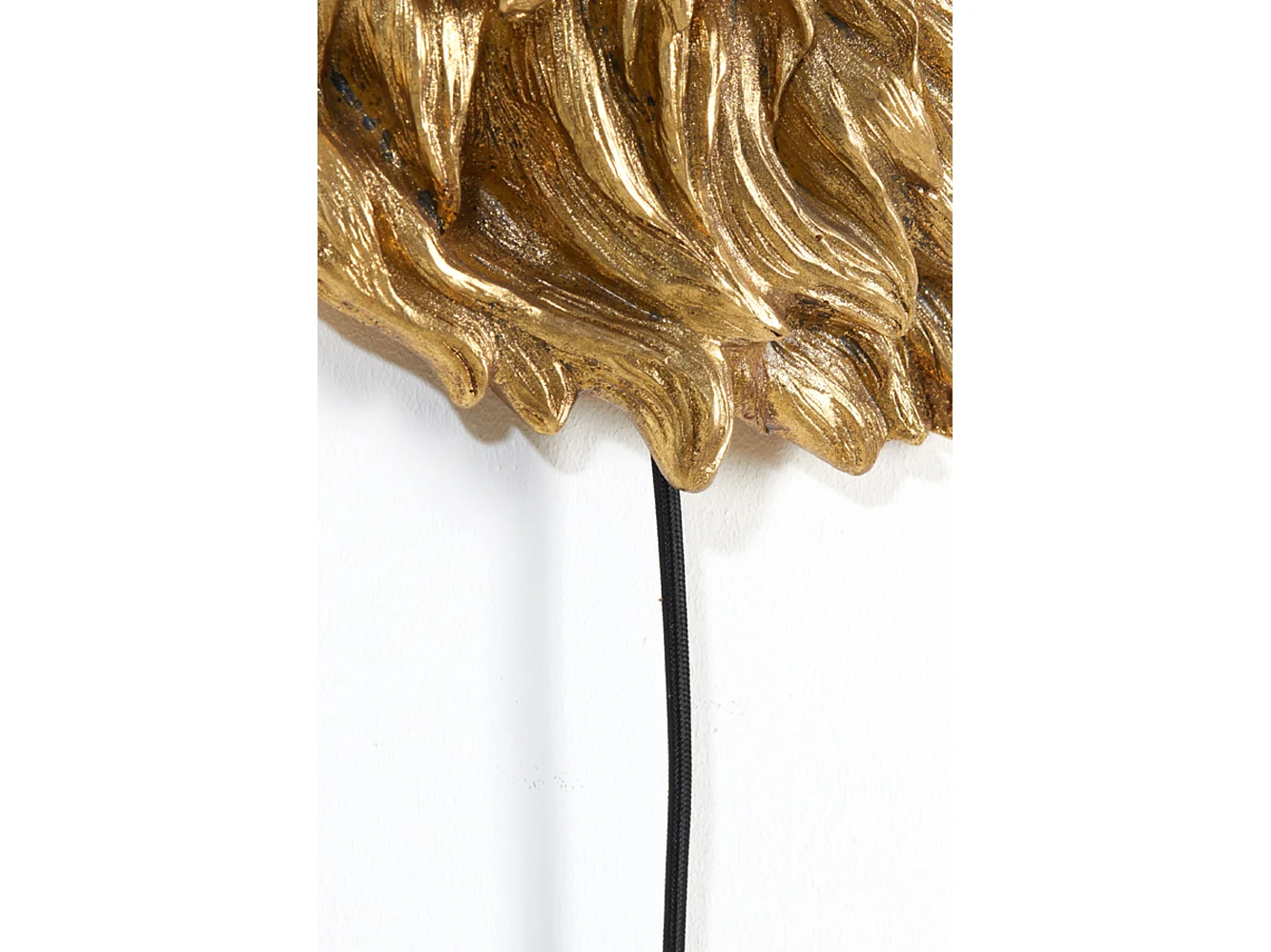 Lámpara de pared LION - 33,5x19x40,5cm - Bronce