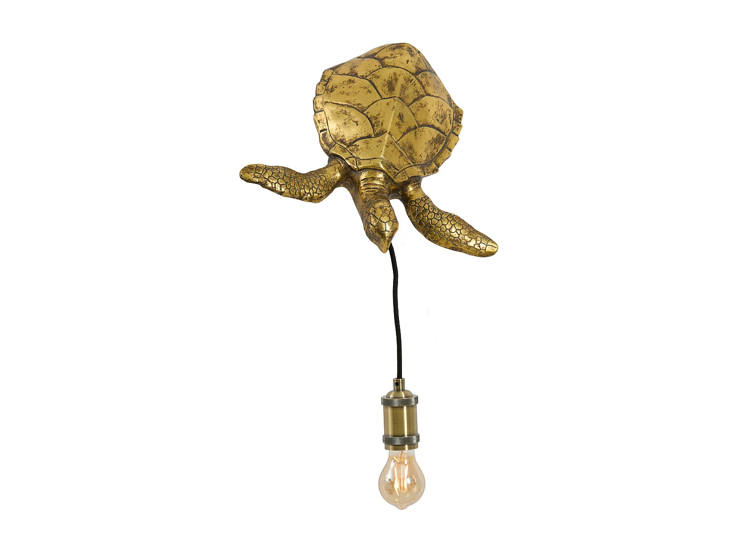 Wandlamp TURTLE - 35x26x20cm - Brons