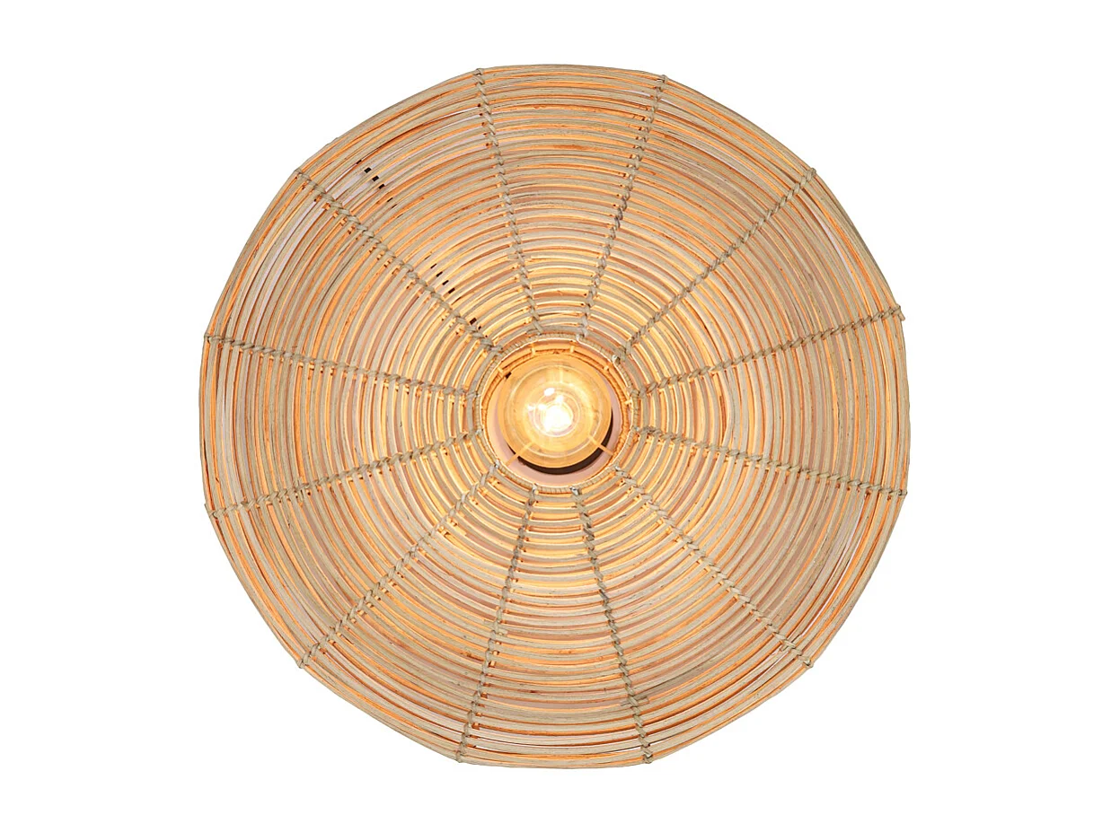 Wandlamp MATAKA - Ø60x21cm - Bruin