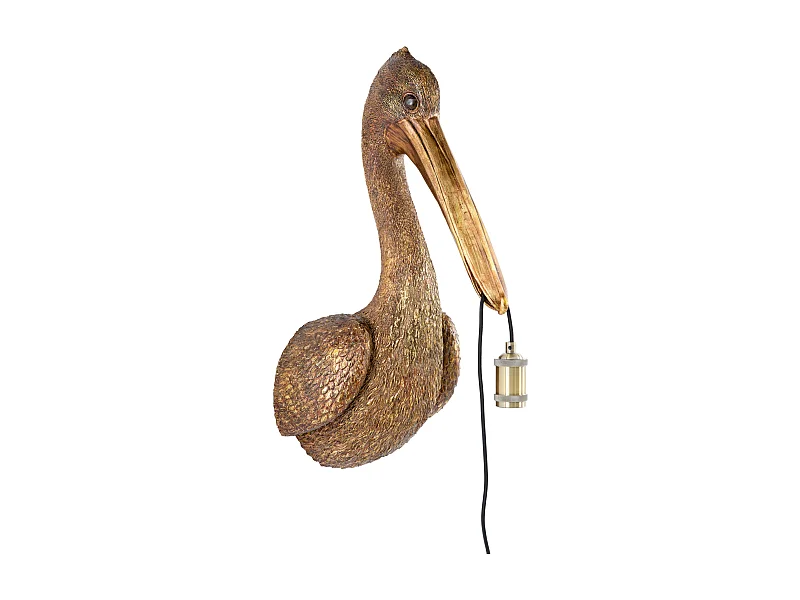 Lámpara de pared PELICAN - 33x28x63cm - Bronce