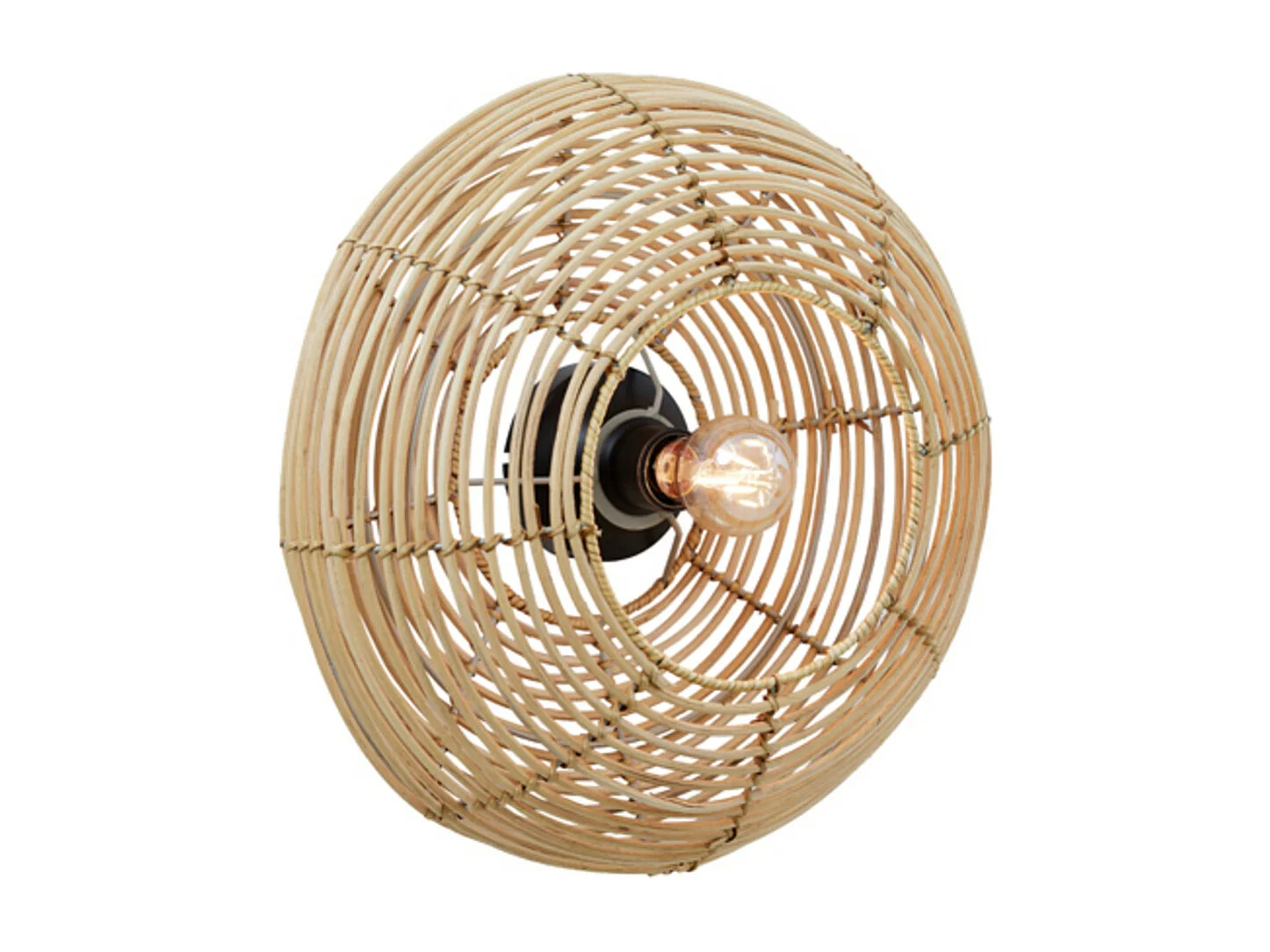 Lámpara de pared MILAN - Ø40x15cm - Marrón