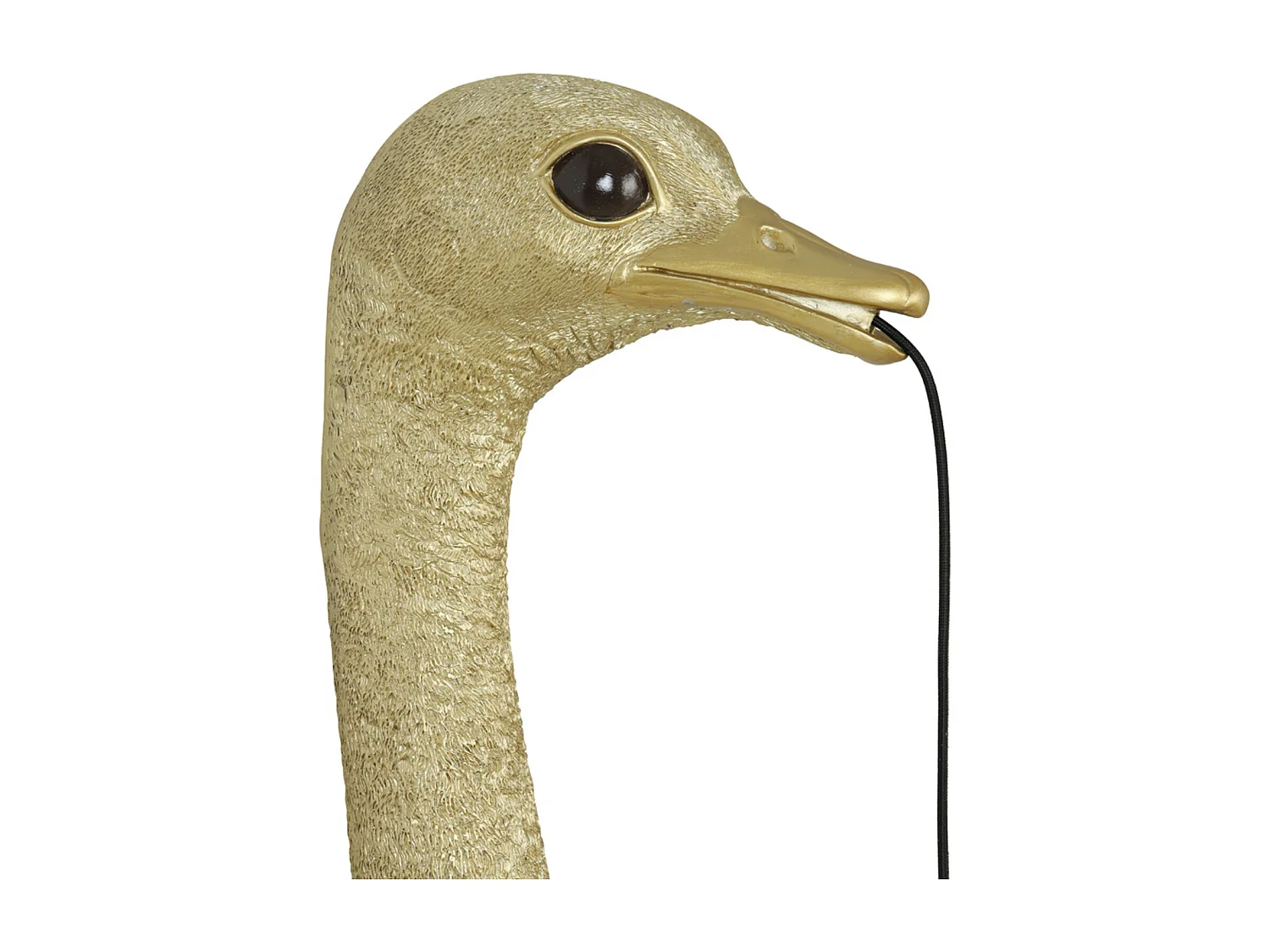 Applique AUTRUCHE - 18x15,5x57,5cm - Doré