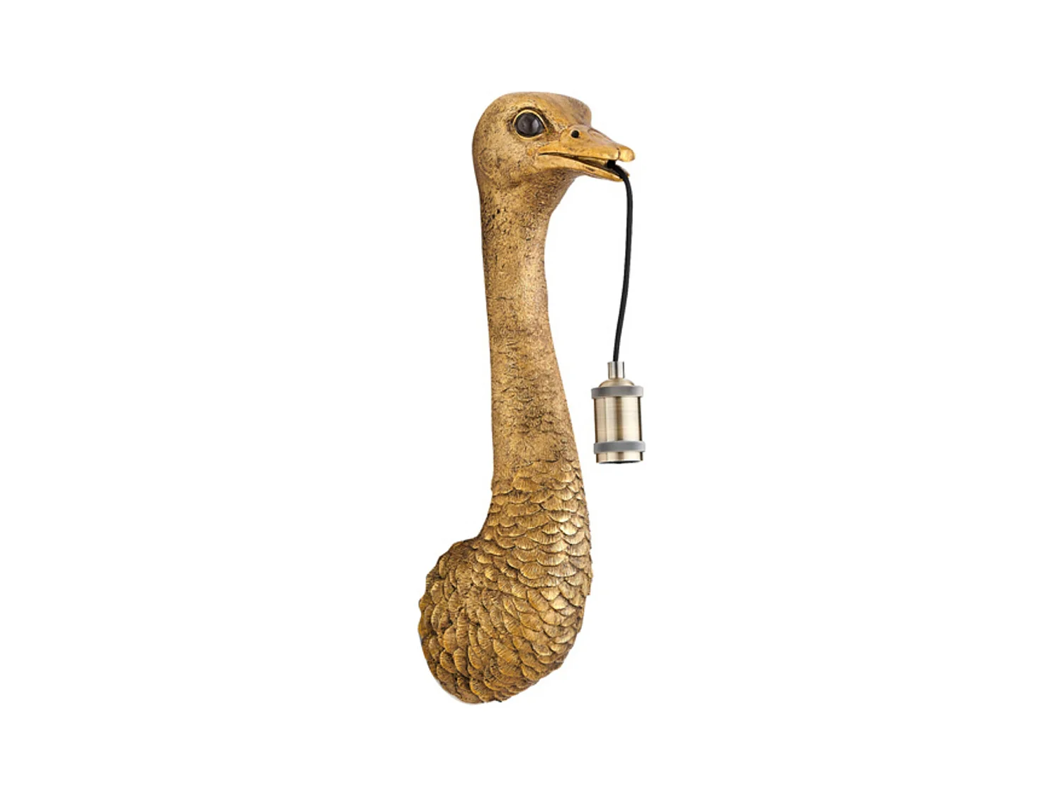 Applique AUTRUCHE - 18x15,5x57,5cm - Bronze