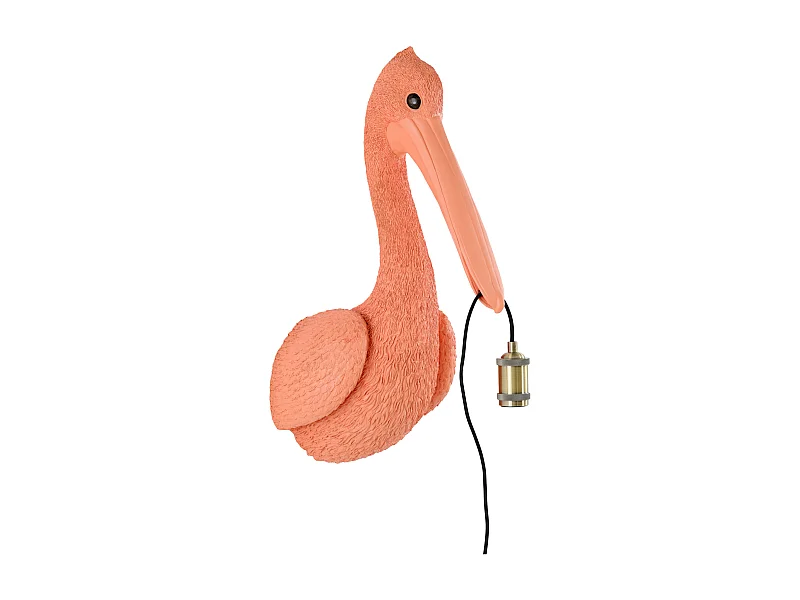 Applique PELICAN - 33x28x63cm - Rouge