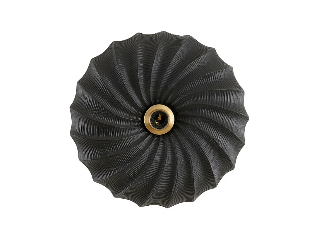 Applique BAPATO - 39x9x39cm - Noir