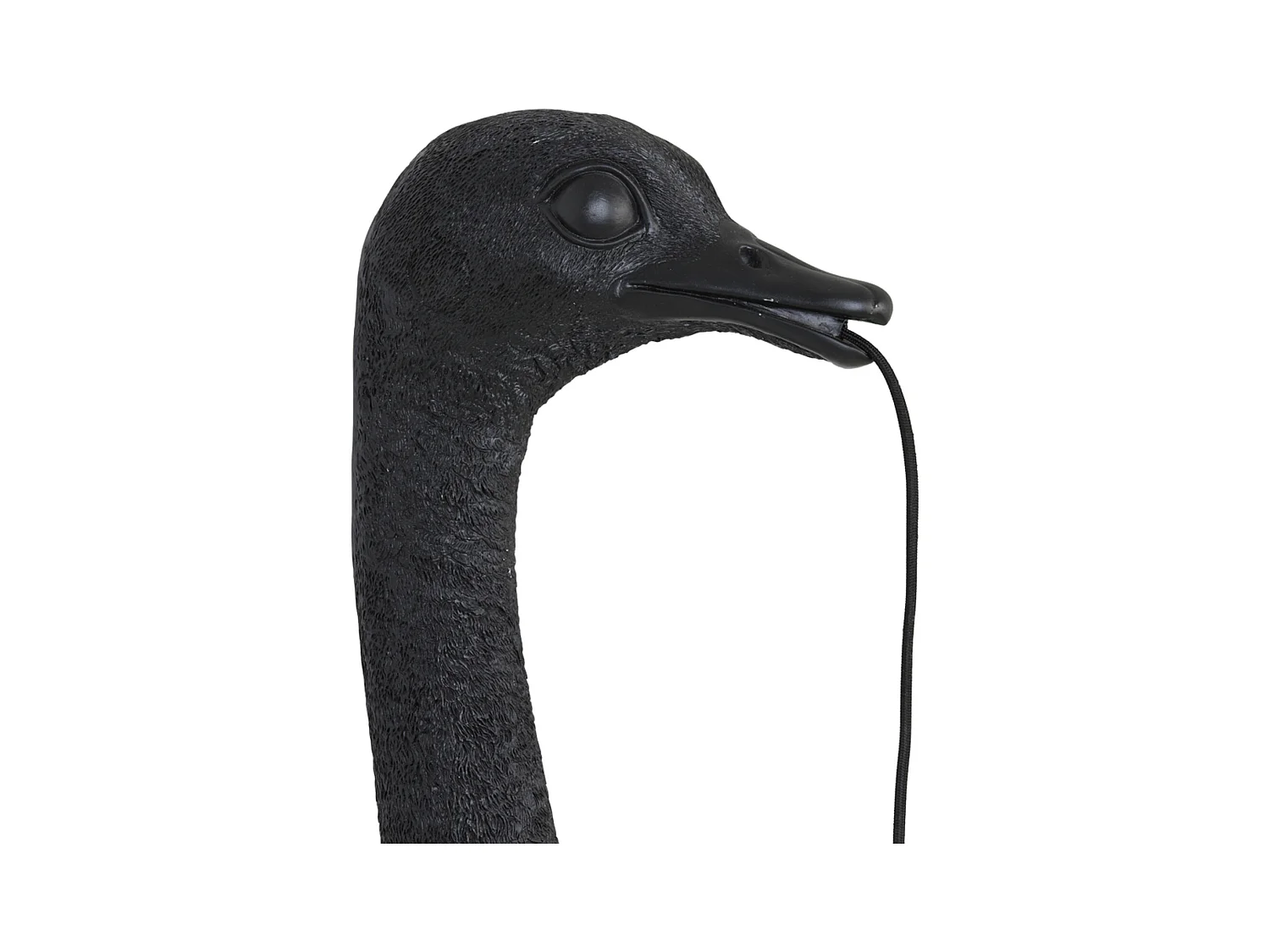 Applique AUTRUCHE - 18x15,5x57,5cm - Noir