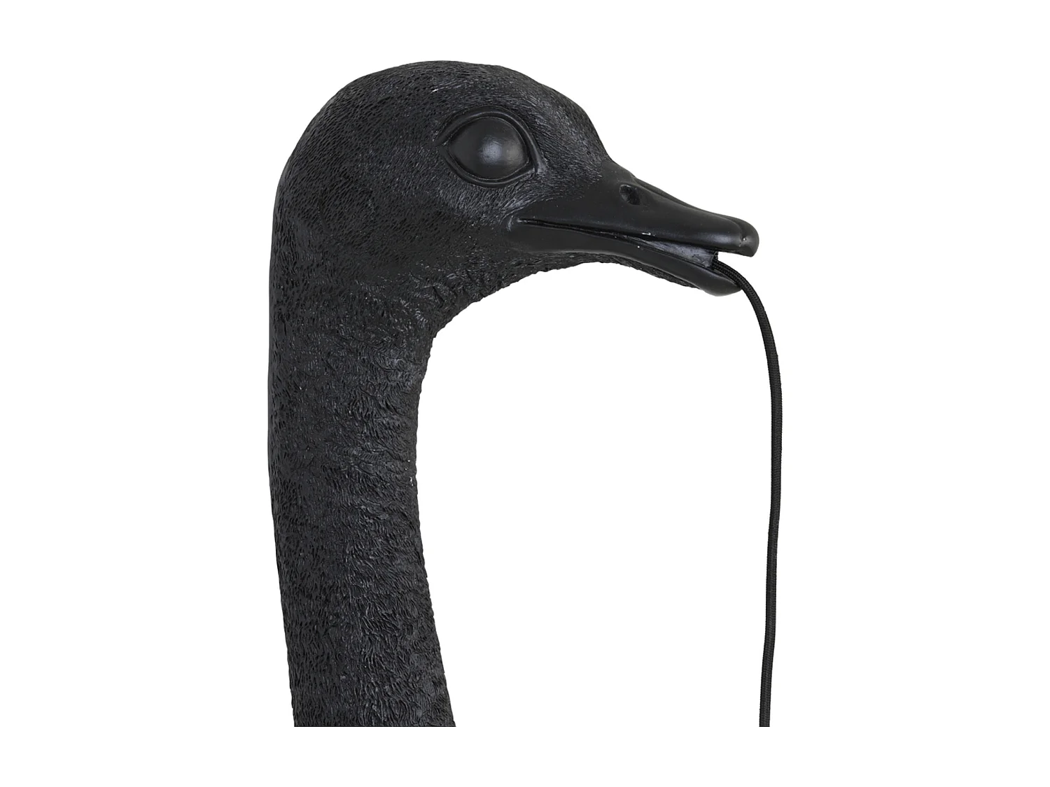 Applique AUTRUCHE - 18x15,5x57,5cm - Noir