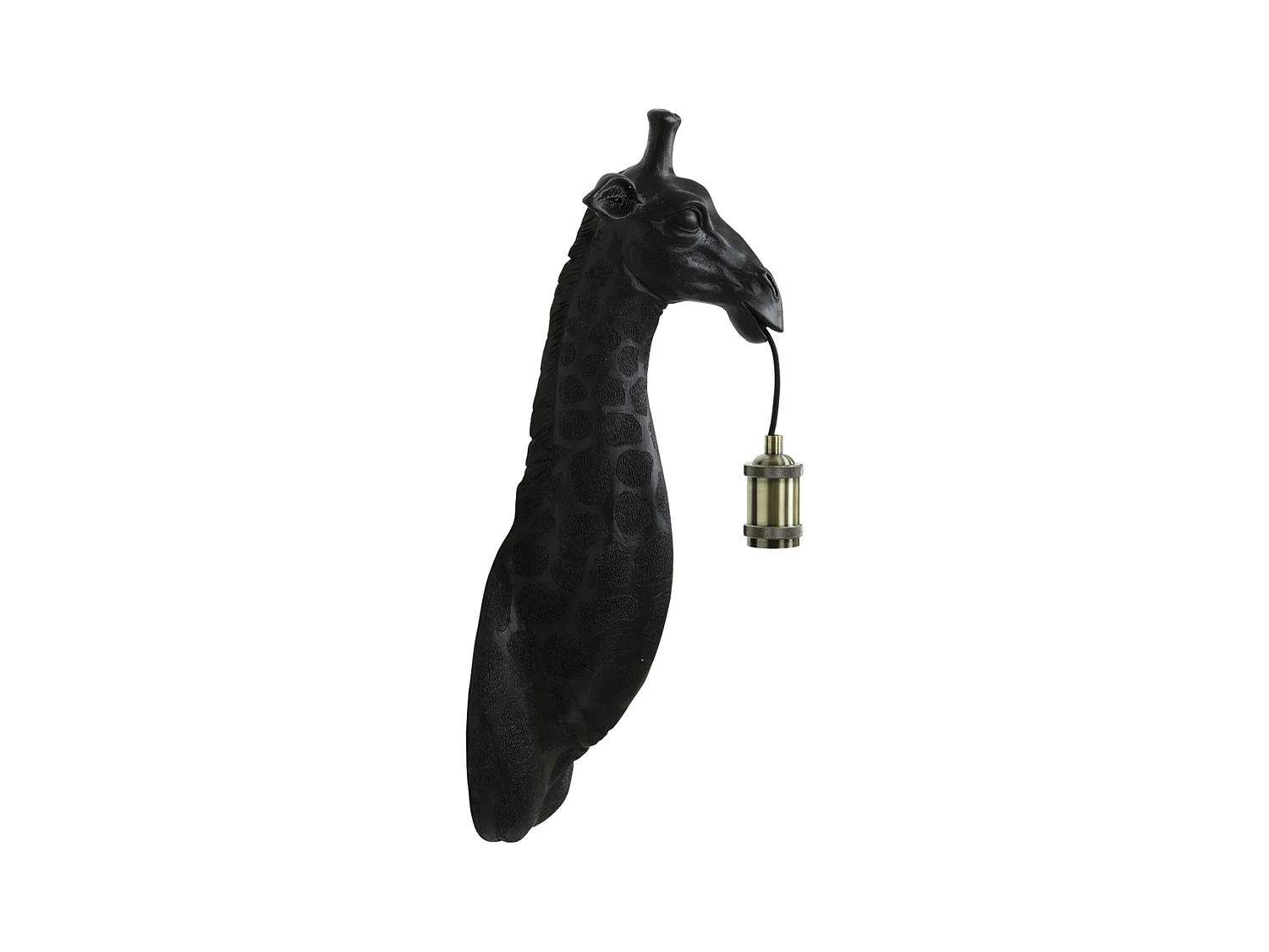 Applique GIRAFFE - 20,5x19x61cm - Noir