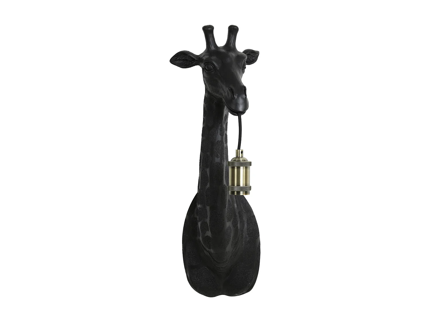 Applique GIRAFFE - 20,5x19x61cm - Noir