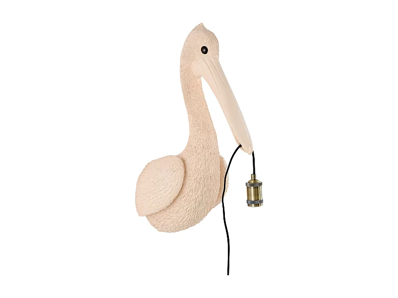 Wandlamp PELICAN - 33x28x63cm - Roze