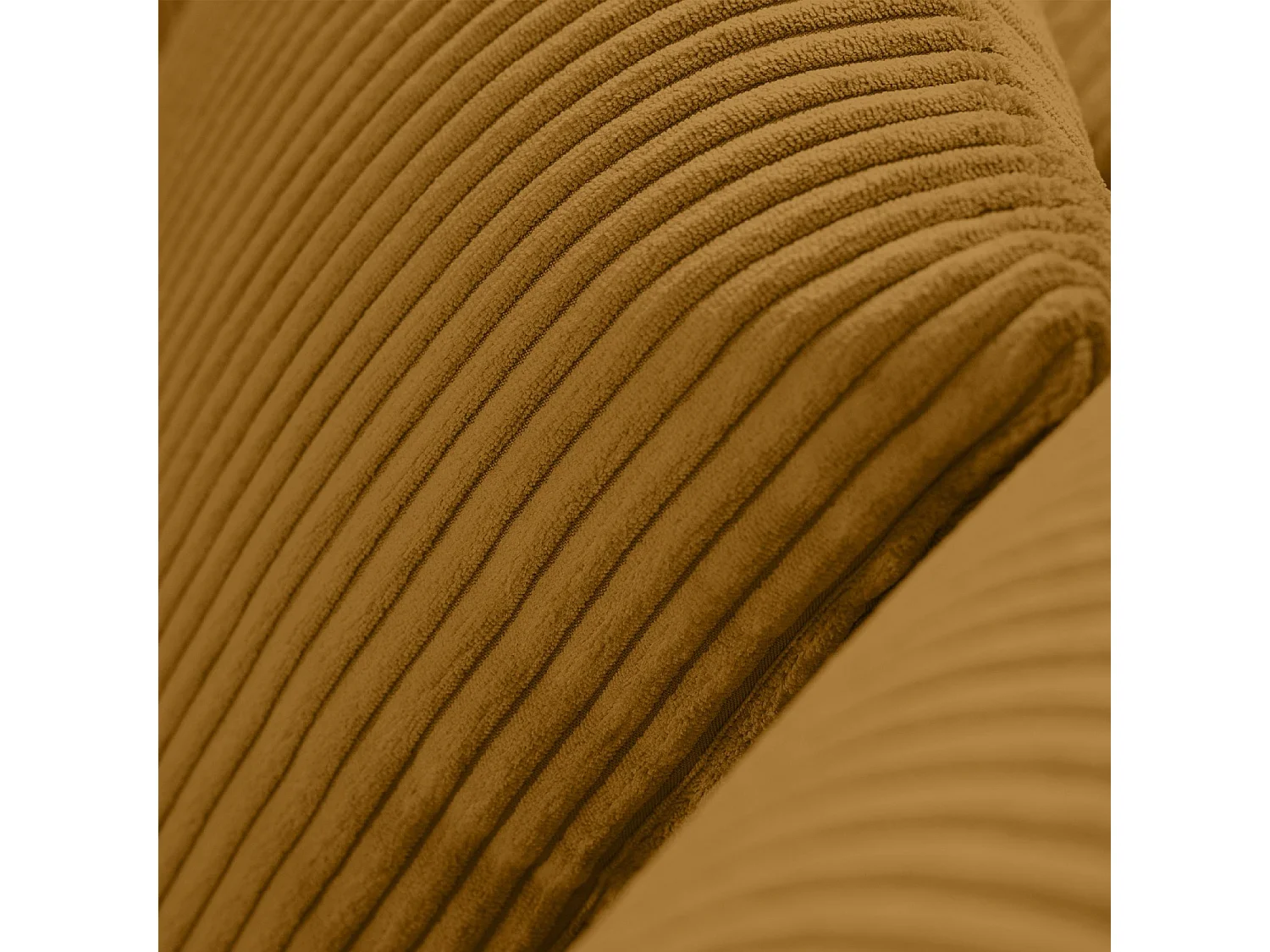 Ecksofa links - 3-Sitzer - EGRET - Gelb